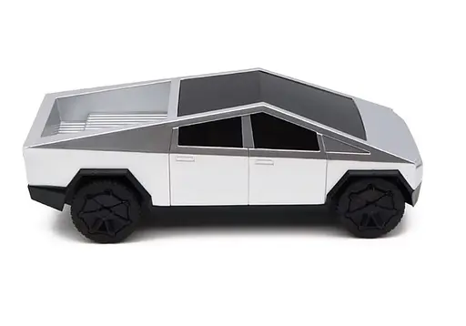 Машина на радіокеруванні Tesla Cybertruc 9076 підсвічування  музика USB-кабель беззвучний режим в коробці 3.7 Вт Сірий - фото 5