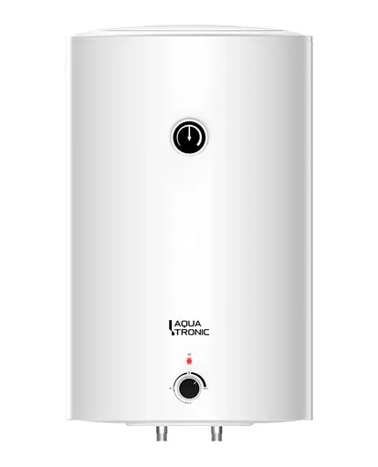 Водонагреватель электрический Aquatronic, 1500 Вт, мокрый ТЭН, 50 л универсальный, цилиндрический, белый (Round W504615 B4) - фото 1