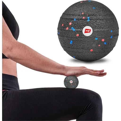 Массажный мяч Hop-Sport EPP 100 мм HS-P100MB - фото 4