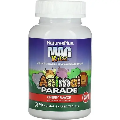 Магній Natures Plus Animal Parade 90 tabs Nature's Plus (1086-2023-10-2369)
