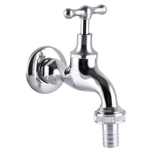 Кран Solomon вентильний для поливу 1/2″ chrom T5071 - фото 3