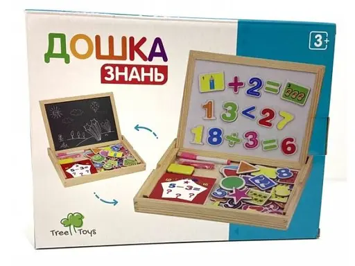 Доска двухсторонняя магнитная Tree Toys - фото 4