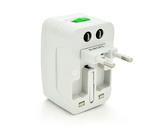 Универсальный переходник Voltronic все стандарты розеток 5 в 1 - фото 2