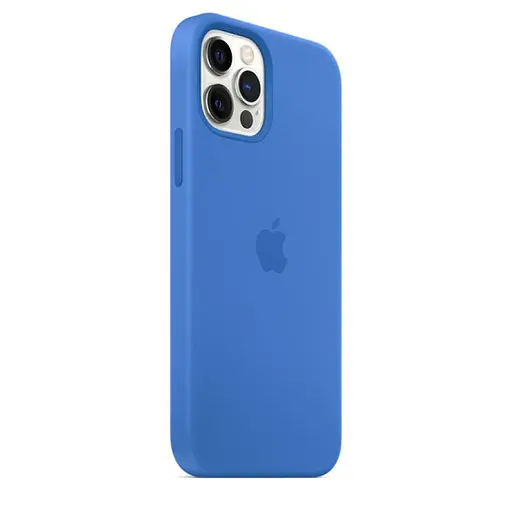 Чехол Silicone Case Full Protective AA для Apple iPhone 14 Plus 6.7 Синий/Capri Blue - фото 2