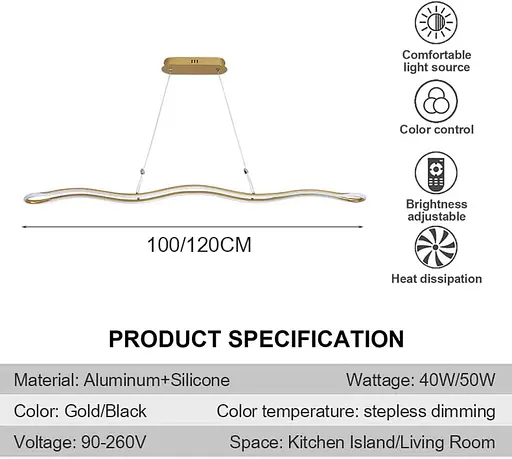 Люстра світлодіодна стельова Світлова Симфонія PJ849 з пультом (Кава) - фото 9