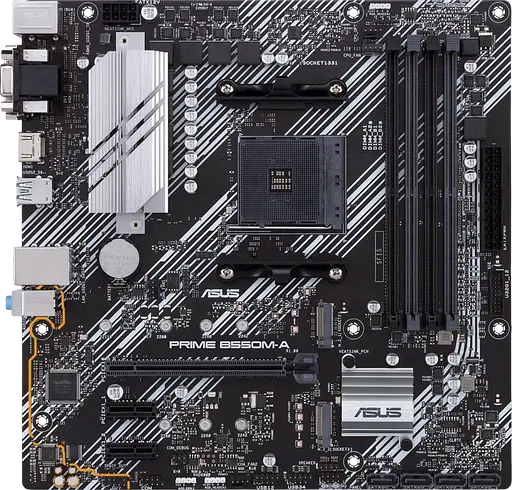 Материнская плата Asus B550M-A Prime Socket AM4 (PRIME B550M-A) Б/У - фото 1