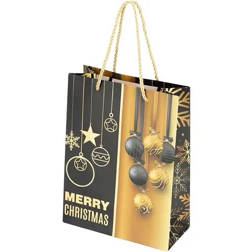 Пакет подарунковий новорічний Кульки 2088S Різнокольоровий (NY) - фото 1