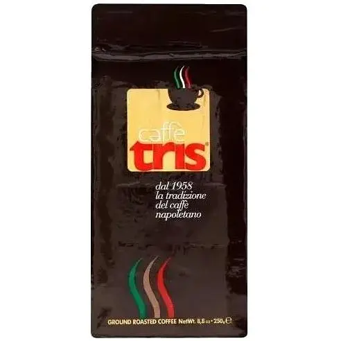 Кофе Barbera Tris 100% robusta молотый 250 г - фото 1