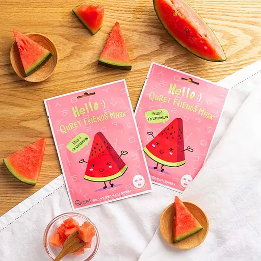 Маска для обличчя Quret Hello Friends заспокійлива 25 г - фото 2