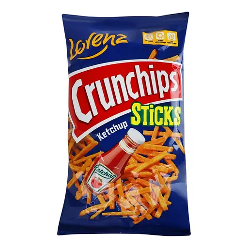Соломка картопляна Lorenz Crunchips зі смаком кетчупу 70 г