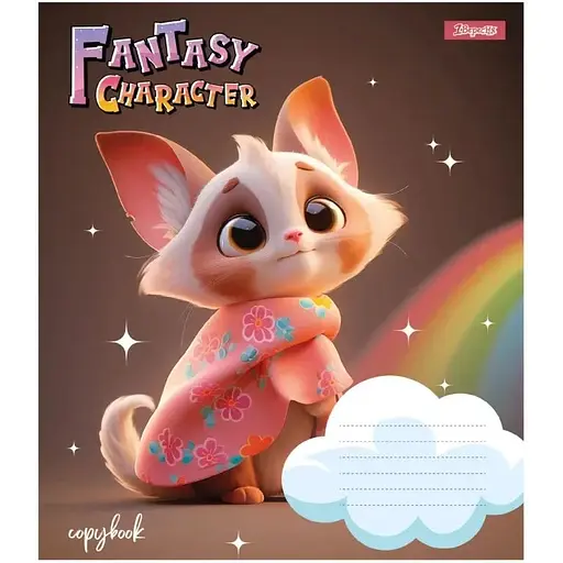 Зошит учнівський "Fantasy Character" 1 Вересня 768050 12 аркушів Різнокольоровий - фото 1