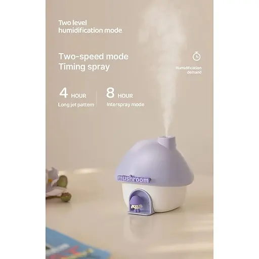 Маленький увлажнитель для спальни дома USB 300 мл - фото 3