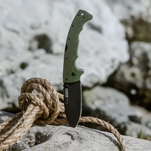 Нож Cold Steel 5-Max Green - фото 6