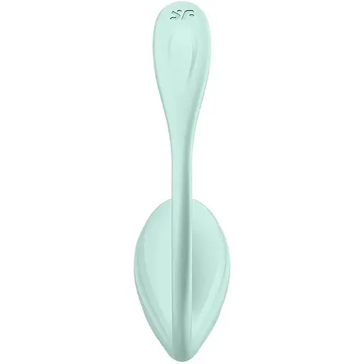 Смарт-виброяйцо Satisfyer Smooth Petal Connect App Mint - фото 4