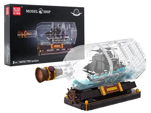 Конструктор Піратський корабель у пляшці 792 елементи