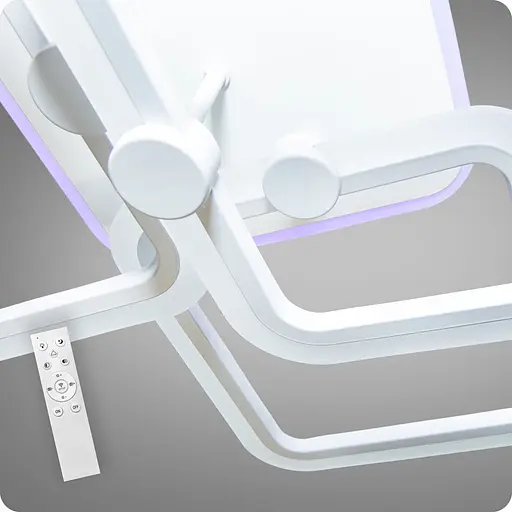 Люстра светодиодная 517 Light 3color с пультом 96Вт Белый (01841) - фото 4