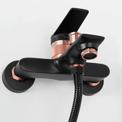 Смеситель для ванны Rea Viral black rose gold REA-B2027 Черный - фото 3