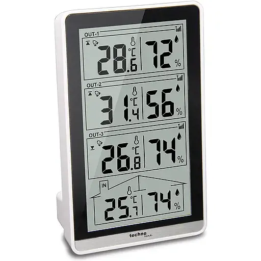 Термогигрометр Technoline WS7060 Black (WS7060) - фото 2