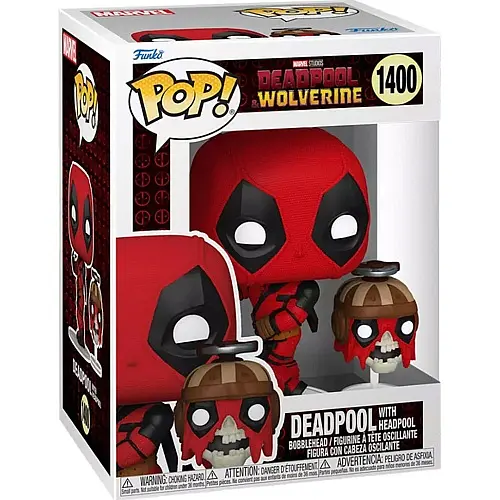 Фігурка Funko Pop! Deadpool and Wolverine: Дедпул з Хедпулом (79768) [132487] - фото 2