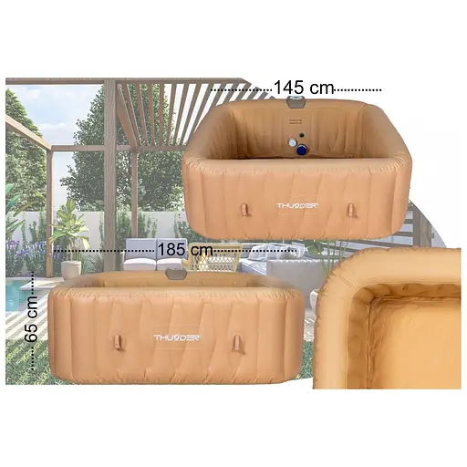 Джакузи-SPA надувное Thunder FRAPPE 6-местное - фото 2