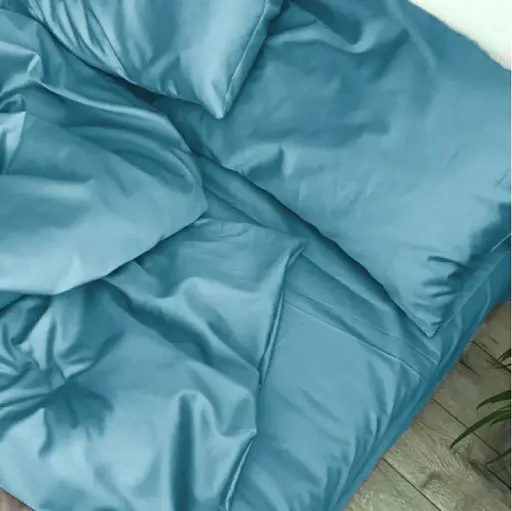 Наволочка MirSon Satin Light Pro 10-008 Blue 40х40 см (2200010172737) - фото 1