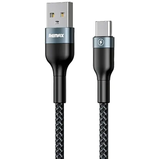 Кабель Remax Sury 2 USB 2.0 to Type-C 2.4A 1 м чорний (RC -064a-b) - фото 1