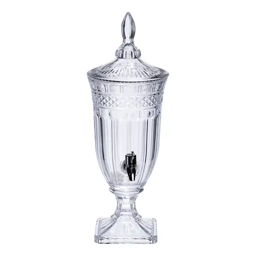Лимонадниця Topaz Crystal 2 літри з краном HP-19-292 глечик диспенсер для води і напоїв прозорий Yiwu HP-19-292 - фото 2
