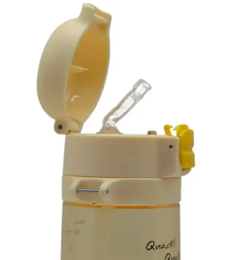 Пляшка для води Casno 690 мл KXN-1219 Помаранчева (Гуси) з соломинкою (KXN-1219_Orange) - фото 4