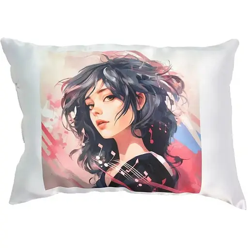 Подушка Ритм души с нанесением сублимации Strateg 60670 Черный - фото 1