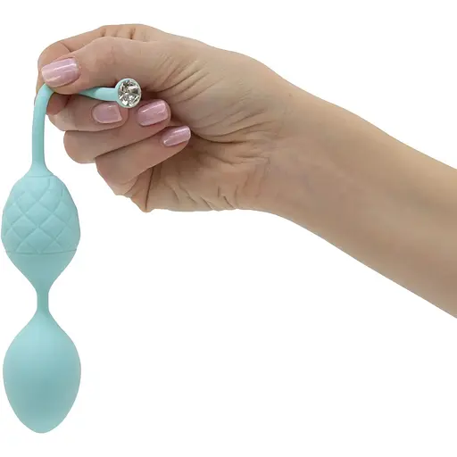 Розкішні вагінальні кульки Pillow Talk - Frisky Teal - фото 2