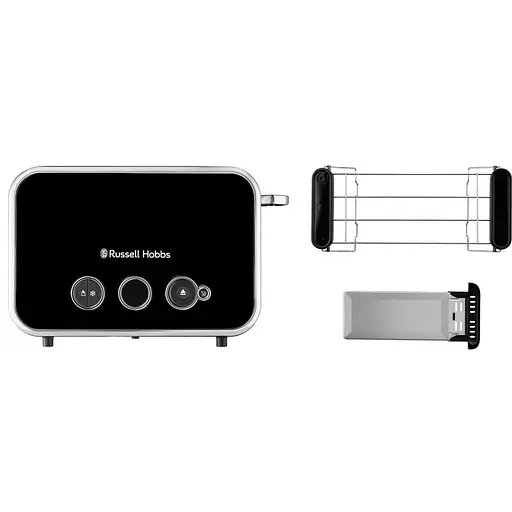 Тостер Russell Hobbs Distinctions 2-Slice Black 26430-56 - фото 2