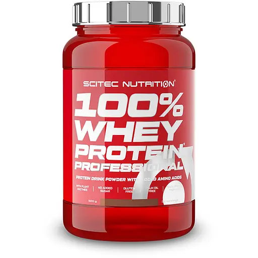 Протеин 100% Whey Protein Professional, 920 грамм Лимонное пироженное Scitec Nutrition fit0013510