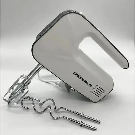 Ручний міксер Grunhelm GRM 617 300 Вт з насадками для замішування крутого тіста - фото 4