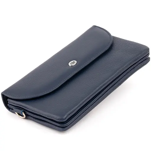 Жіночий шкіряний гаманець-клатч ST Leather 19х9.5х2.5 см acs0015830 - фото 1