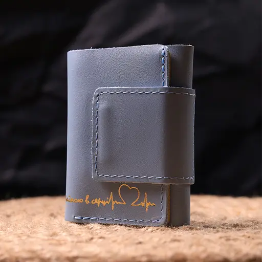 Женское кожаное портмоне Grande Pelle 7.5х10х2 см acs0024164 - фото 6