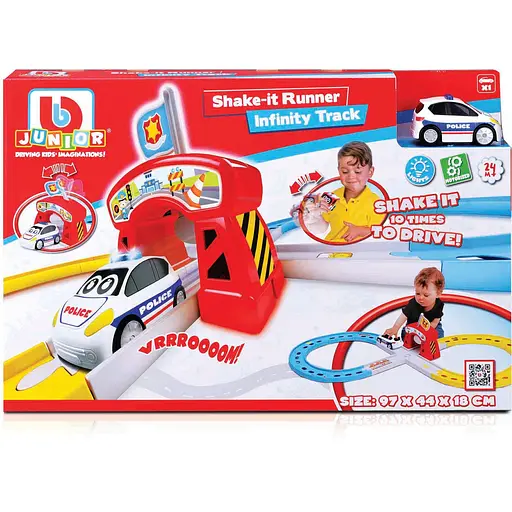 Набір ігровий Bb Junior Infinity Track Shake-it Runner (16-88618_POLICE) - фото 2