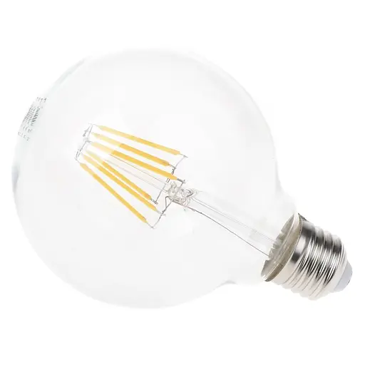 Лампа Brille світлодіодна LED 6W E27 COG WW G95, 220 В - фото 3