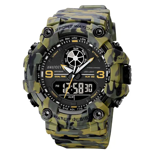 Наручные часы мужские 001 Camo Green Awarder acs0032037 - фото 1