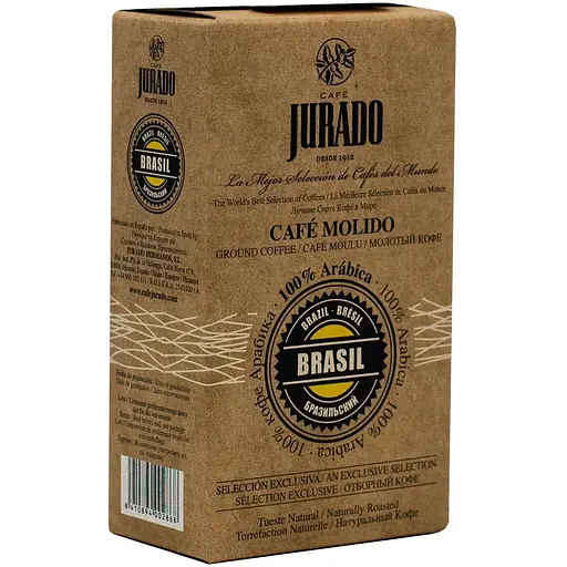 Кофе молотый Jurado Brazil 100% Arabica, 250 г - фото 1