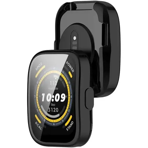 Чехол-накладка DK для Xiaomi Amazfit Bip 5 Silicone Face Case (black) - фото 2
