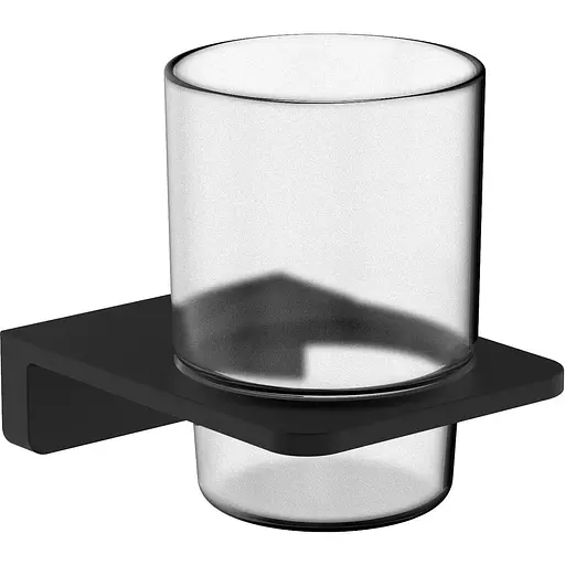 Склянка для ванної кімнати Volle De La Noche 10-40-0020-black чорний матовий - фото 1