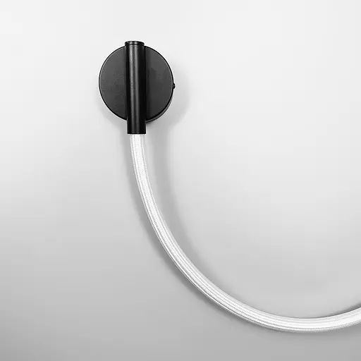 Современное бра с оплетенным неоном длиной 90 см Line F Арт. W210/800 BK - фото 2