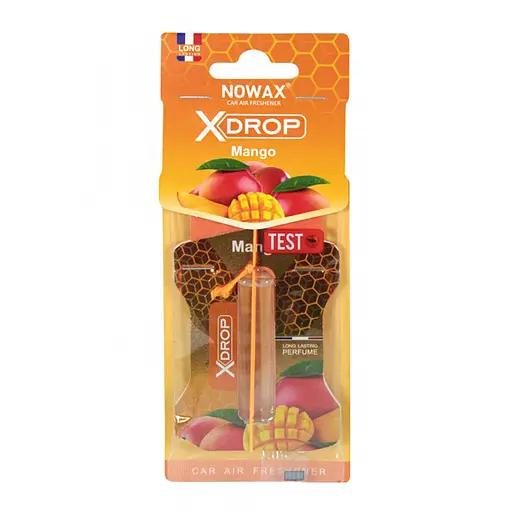 Ароматизатор Nowax серия X Drop - Mango целлюлозный с капсулой (NX01164)
