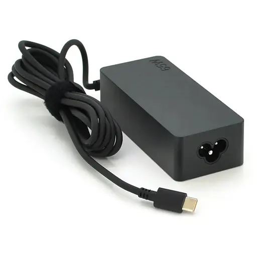 Блок живлення MERLION для ноутбука LENOVO 65W штекер Type-C, довжина 0,9м + кабель живлення