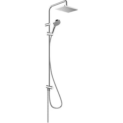 Душова система Hansgrohe Vernis Shape Showerpipe 230 1jet Reno EcoSmart Chrome 26289000, Хром - фото 1