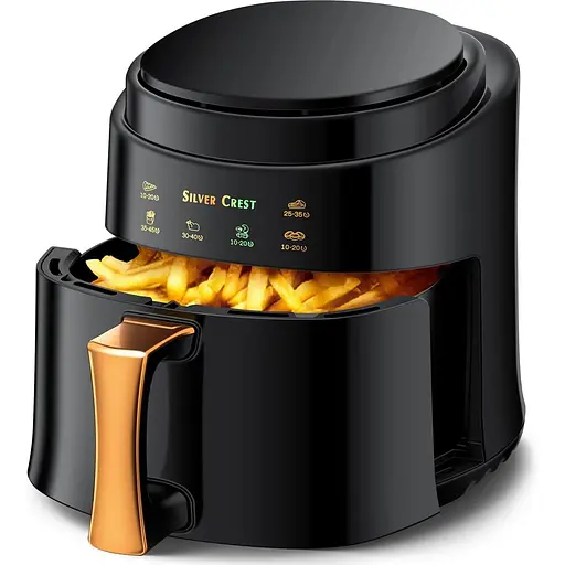 Многофункциональная аэро-фритюрница Silver Crest JD689B 8 л 2400W цифровая фри без масла - фото 1