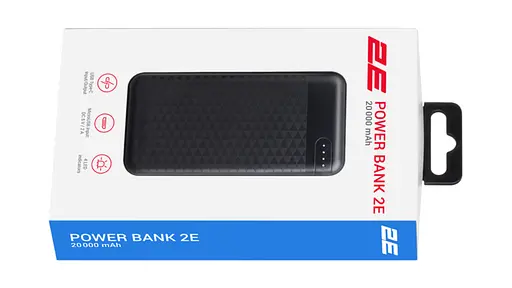Power Bank 2E 20000mAh QC 18Вт Black Повербанк Быстрая зарядка - фото 2