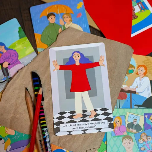 Психологічна гра для занять із дітьми "Давай поговоримо!" 10156039, 30 карток - фото 6