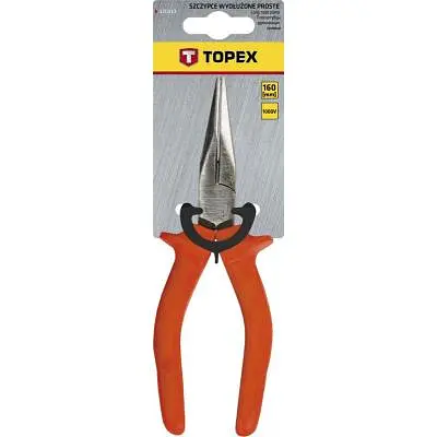 Плоскогубці Topex прямые, 160 мм (1000 В) (32D513) - фото 2