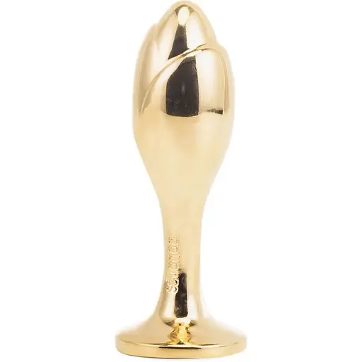 Металлическая анальная пробка Кроличьи хвост Lockink Sevanda White Bunny-Tail Anal Rose-shape Plug - фото 4